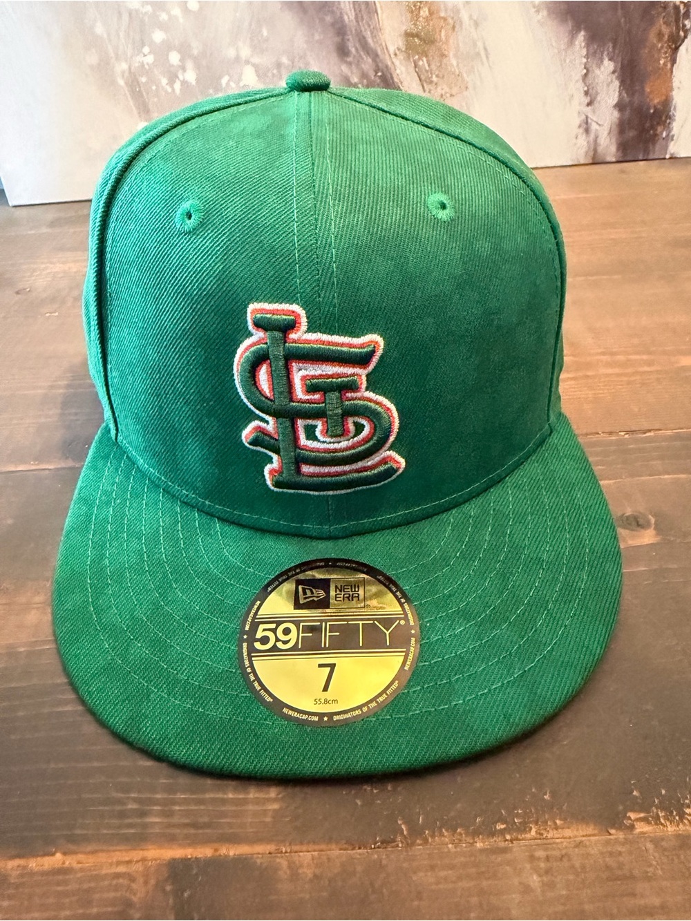 New Era 59FIFTY St. Louis Cardinals Fitted Baseball Cap Green Men’s 7